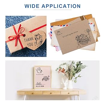 Amazon.co.jp: Hying 2枚 春の花 葉 クリアスタンプ カード作成